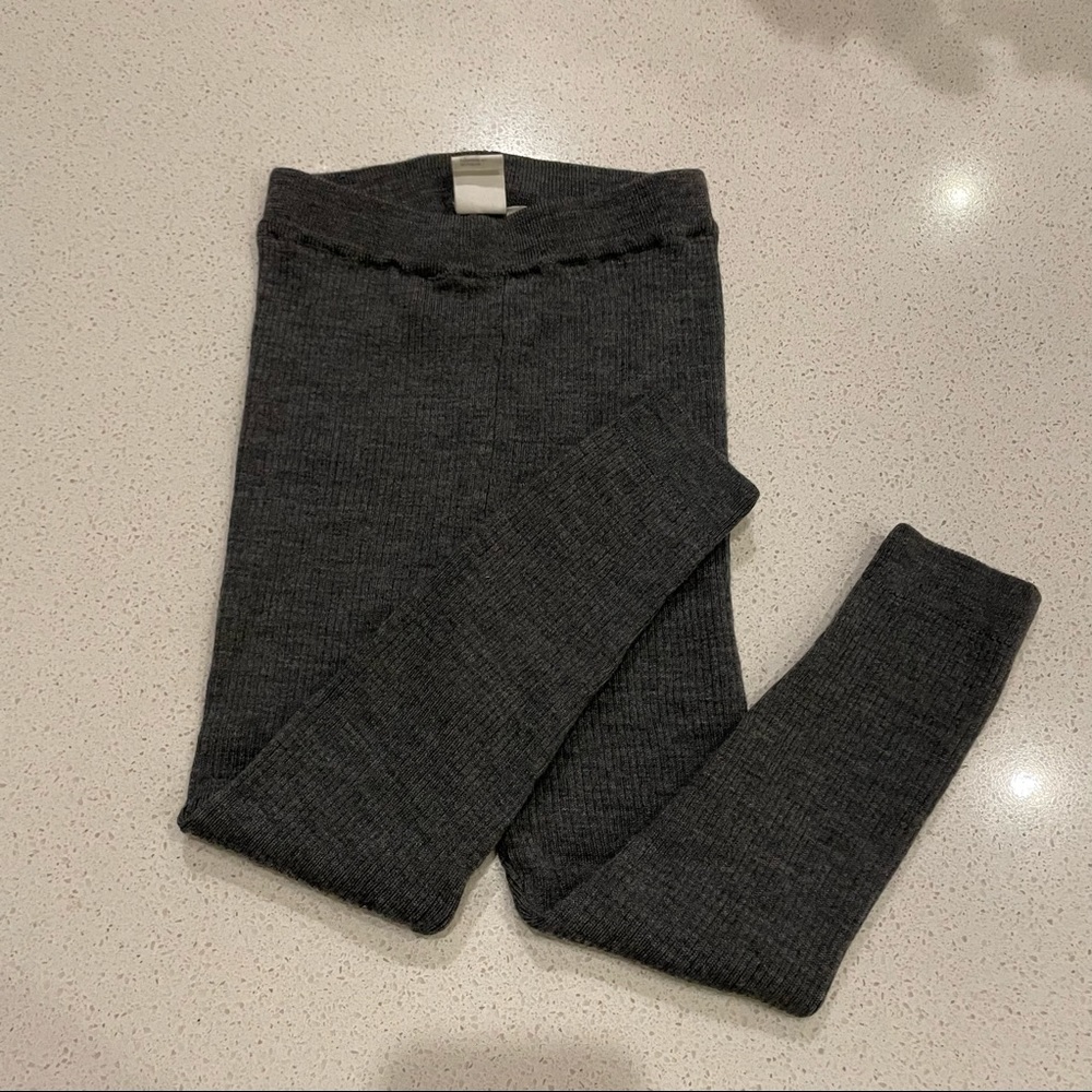 Merino Wool Rib Leggings/Pants